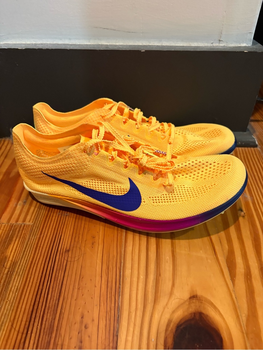 Men Nike Dragonfly 2 Track & Field Distance Spikes Citron FD8413-800 Size 8.5